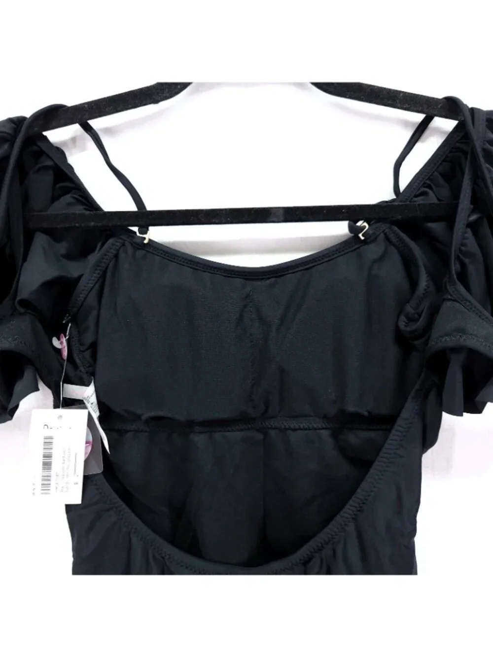 Raisins Barbados Ruffle Off-The-Shoulder Cheeky One-Piece Swimsuit Junior Small